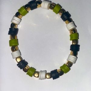 Black,green,white braclet💚🖤🤍